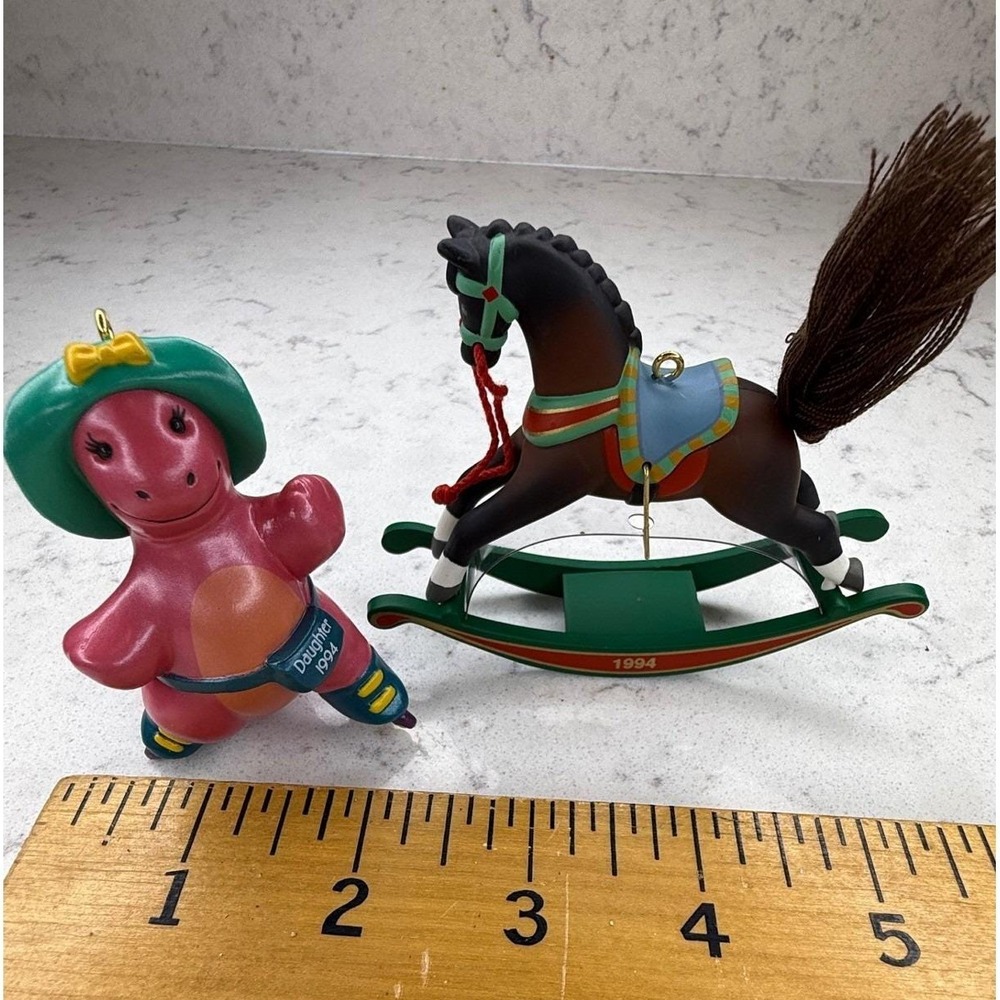 Hallmark Keepsake Ornaments 1994 Daughter & Rocking Horse Collectible Series
